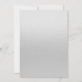 魅惑のゴールド箔グレー結婚式招待状 招待状 (裏面)