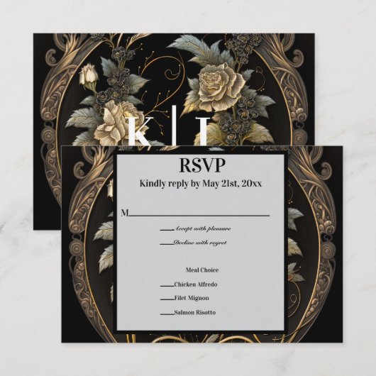 魅惑のゴールド 出欠カード (正面/裏面)