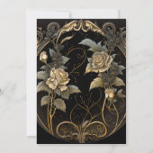 魅惑のゴールド 招待状 (裏面)