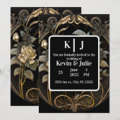 魅惑のゴールド 招待状 (正面/裏面)