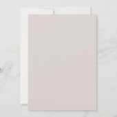 魅惑のサボテンのウェディング Sage Green 招待状 (裏面)