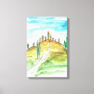 魅惑のサン・ジミニャーノ キャンバスプリント