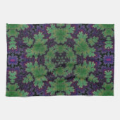 魅惑のシダの輪 キッチンタオル (横)