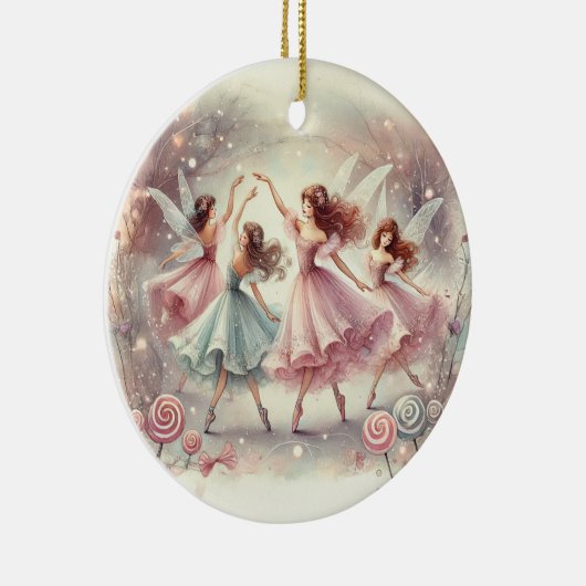 魅惑のシュガープラムの妖精 セラミックオーナメント (右)
