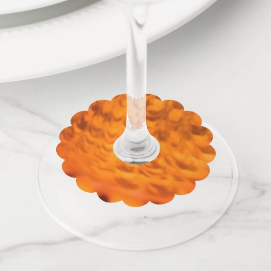 魅惑のシーシェル ワイングラスタグ (クローズアップ)