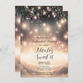 魅惑のスカイツリー輝く星と雲の甘い16 招待状 (正面/裏面)