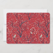 魅惑のスクリプト クリスマス 2024 ホリデー フォト カード (裏面)