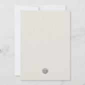 魅惑のスノーフレークホリデーパーティー招待状 招待状 (裏面)