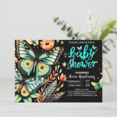 魅惑のセージのフラッタベビーシャワー 招待状 (スタンド正面)