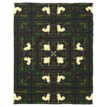 魅惑のダークユニコーンガーデンキルト