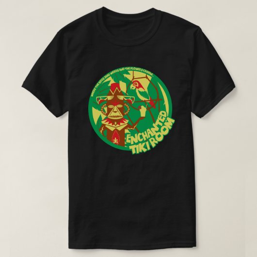 魅惑のティキルーム(緑1 Tシャツ (デザイン正面)