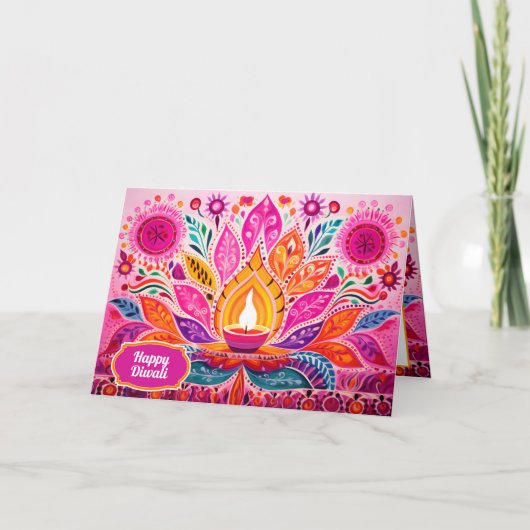 魅惑のディワリ:光のフェスティバル シーズンカード (正面)