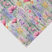 魅惑のデイジー野花花の花柄 薄葉紙 (詳細)