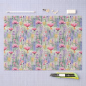 魅惑のデイジー野花花の花柄 薄葉紙 (クラフト)