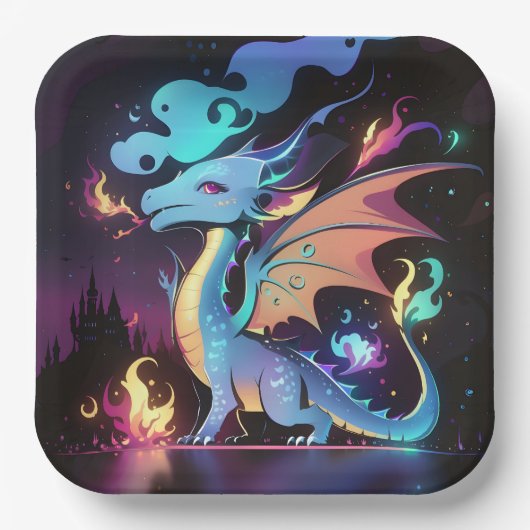 魅惑のドラゴンファイア ペーパープレート (正面)