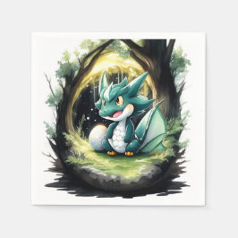 魅惑のドラゴンベビーシャワー スタンダードカクテルナプキン