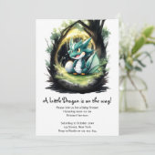 魅惑のドラゴンベビーシャワー 招待状 (スタンド正面)