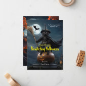 魅惑のハロウィン招待状 ノートカード (正面/裏面インサイチュ)