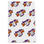 魅惑のハロウィーンの設定を取得不気味 ミディアムペーパーバッグ (正面)