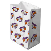 魅惑のハロウィーンの設定を取得不気味 ミディアムペーパーバッグ (裏面アングル)