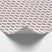 魅惑のハロウィーンの設定を取得不気味 ラッピングペーパー (角)