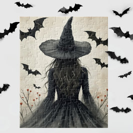 魅惑のハロウィーンの魔女 ジグソーパズル