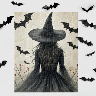 魅惑のハロウィーンの魔女 ジグソーパズル