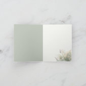 魅惑のバタフライガーデン サンキューカード (内部)