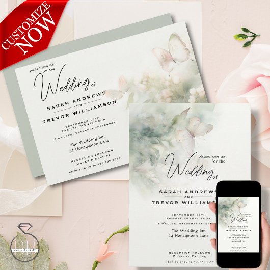 魅惑のバタフライガーデン 招待状