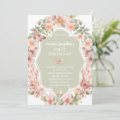 魅惑のバタフライガーデン 誕生日パーティー（年齢不問） 招待状 (スタンド正面)