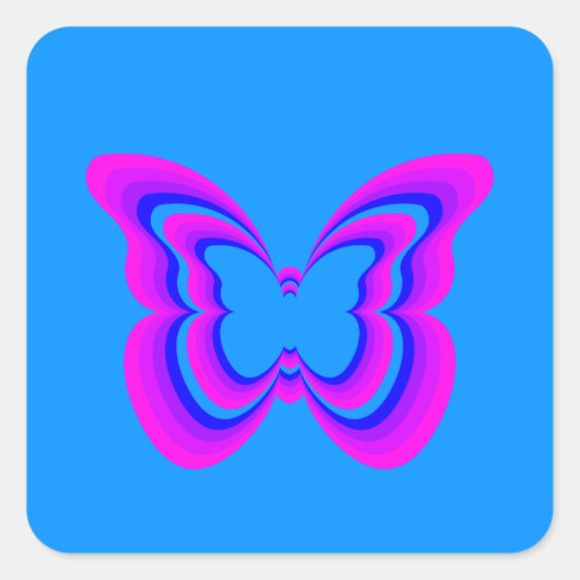 魅惑のバタフライコレクションシール スクエアシール (正面)