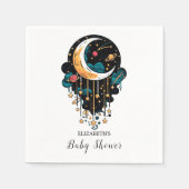 魅惑のパステルスターズベビーシャワー スタンダードカクテルナプキン (正面)