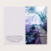 魅惑のパス折り畳みアポイントメントカード 名刺 (外部フラット)