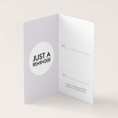 魅惑のパス折り畳みアポイントメントカード 名刺 (内部)