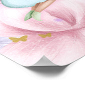 魅惑のパーティー妖精をテーマにした女の子の誕生日へようこそ ポスター (角)