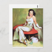 魅惑のピンアップ ポストカード (正面/裏面)