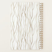 魅惑のピンクのフラワーフクロウ プランナー手帳 (裏面)
