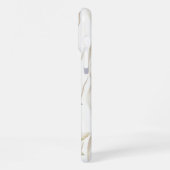 魅惑のピンクのフラワーフクロウ iPhoneケース (左側面)