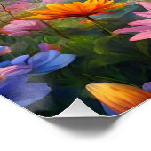 魅惑のファンタジーの森、滝、花 ポスター (コーナー)