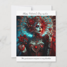 魅惑のファンタジーアートと輝く愛 ノートカード