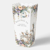 魅惑のフェアリーティーパーティーフローラベビーシャワー フェイバーボックス (裏面)