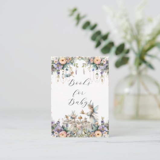 魅惑のフェアリー茶パーティーフローラブックベビー エンクロージャーカード (スタンド正面)