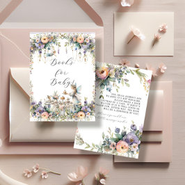 魅惑のフェアリー茶パーティーフローラブックベビー エンクロージャーカード