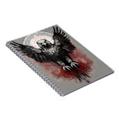 魅惑のフライト:神秘的なイーグルノート ノートブック (右側)