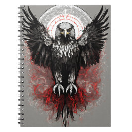 魅惑のフライト:神秘的なイーグルノート ノートブック