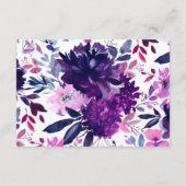 魅惑のフローラバイオレット結婚シルバーの指示 エンクロージャーカード (裏面)