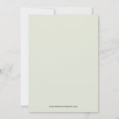 魅惑のフローラミッドナイトブルー写真 セーブザデート (裏面)