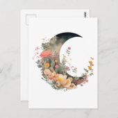 魅惑のフローラムーン、ママへの贈り物 ポストカード (正面/裏面)