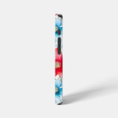 魅惑のブーケ ラーニャ柄-65292 iPhoneケース (左側面)