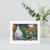 魅惑のプリンセスアートの美しい庭園 ポストカード (スタンド正面)